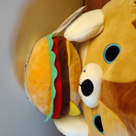 Snackles Lucas Sonic 13" Plush by Zuru Series 2 Puppy with Cheeseburger NWT - Picture 5 of 7